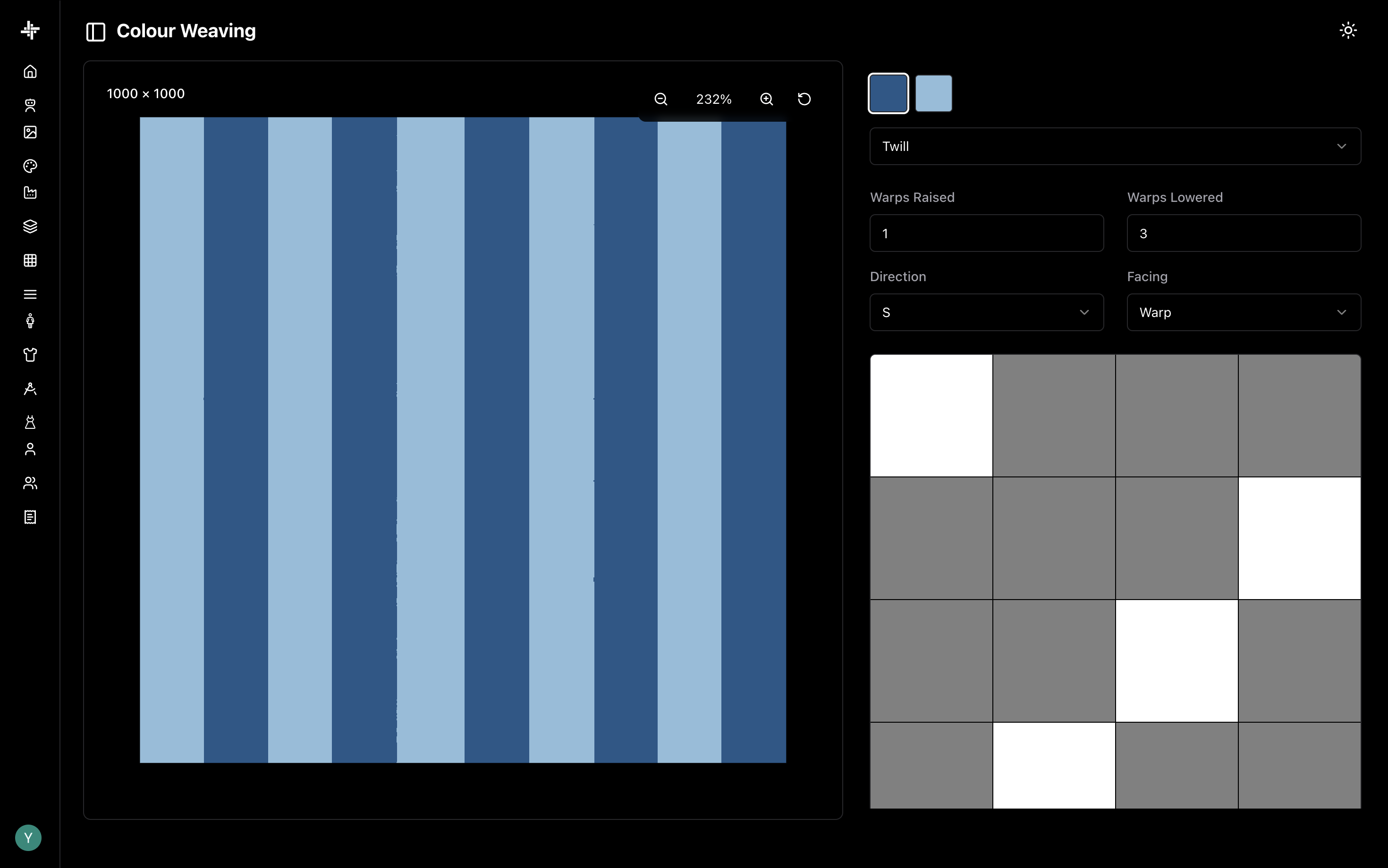 Pattern to Weave Conversion