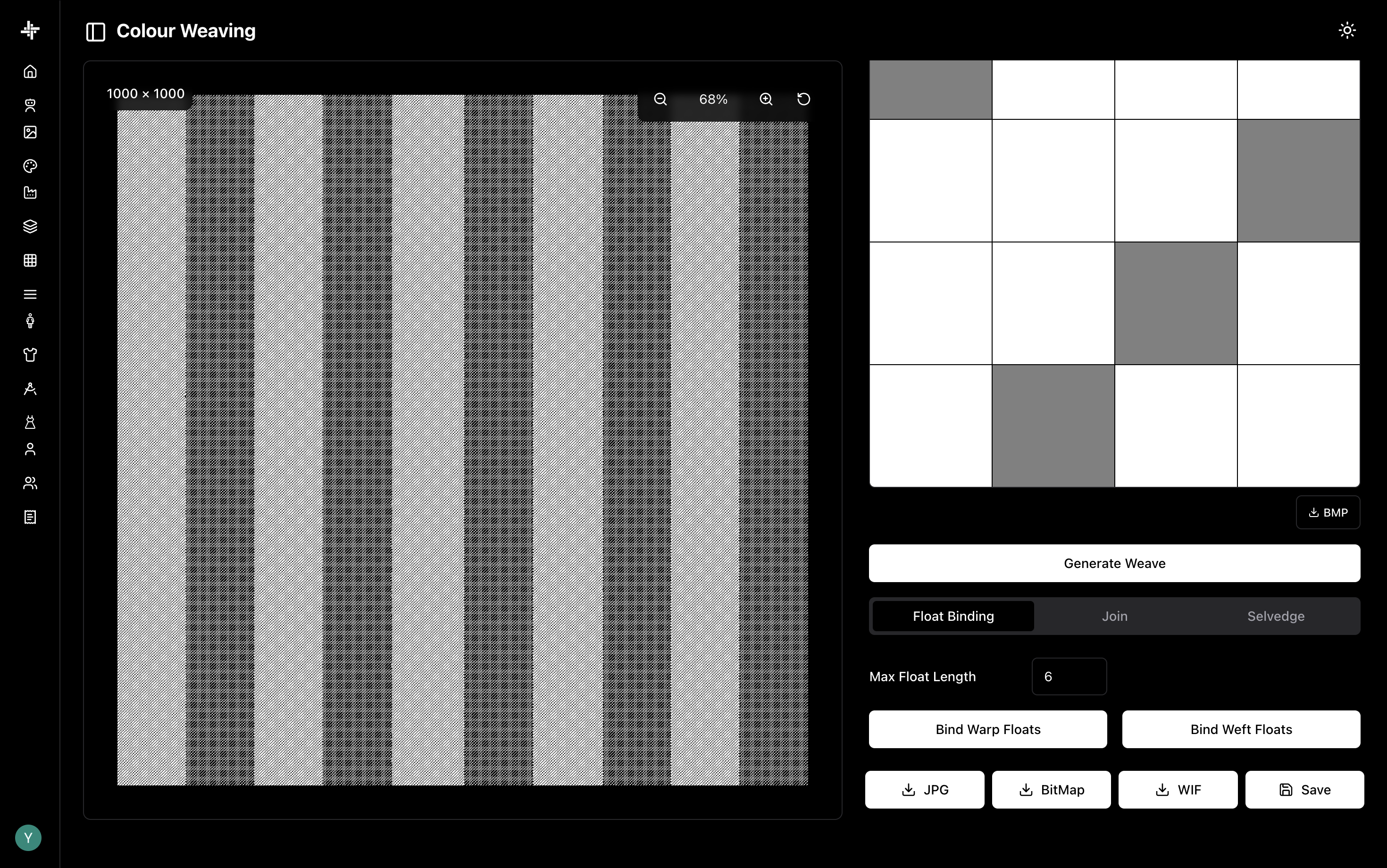 Pattern to Weave Conversion