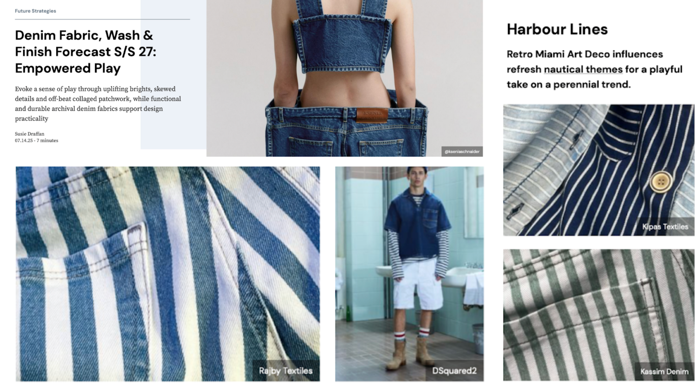 WGSN Harbour Lines Inspiration